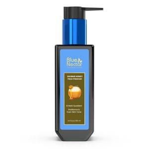 Blue Nectar Radiance Honey Face Wash for regular use. For all Skin Types (8 Herbs, 100 ml)