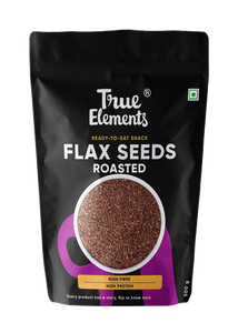 True Elements Roasted Flax Seeds 500gm