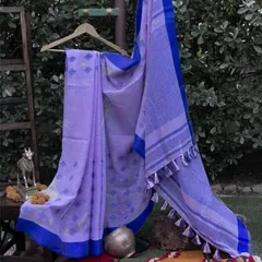 Blue and Purple Saree