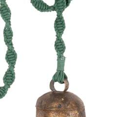 Meander Hand-Knotted Wind Chime with Metal Bell (Long)