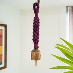 Classic Hand-Knotted Wind Chime with Metal Bell (Single pc)