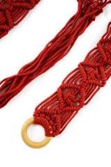Cross Knot Double Length Hand-Knotted Curtain Tie-Back (Set of 2)