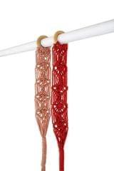 Cross Knot Double Length Hand-Knotted Curtain Tie-Back (Set of 2)