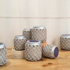 Fresh Coffee Hand-Knotted Candle Jar