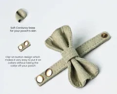 Corduroy Cotton Bowtie for Dog