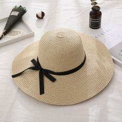 Beige Beach Straw Hat