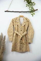 70s Sunshine Trench Coat dress