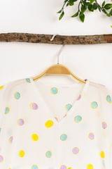 Polka Party Kaftan Dress