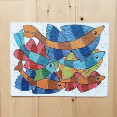 Puzzle 63 Pc - Gond - Fish