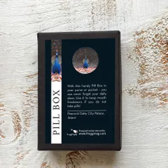 Pill Box - Peacock