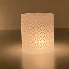 White Tea Light Covers - Set of 4