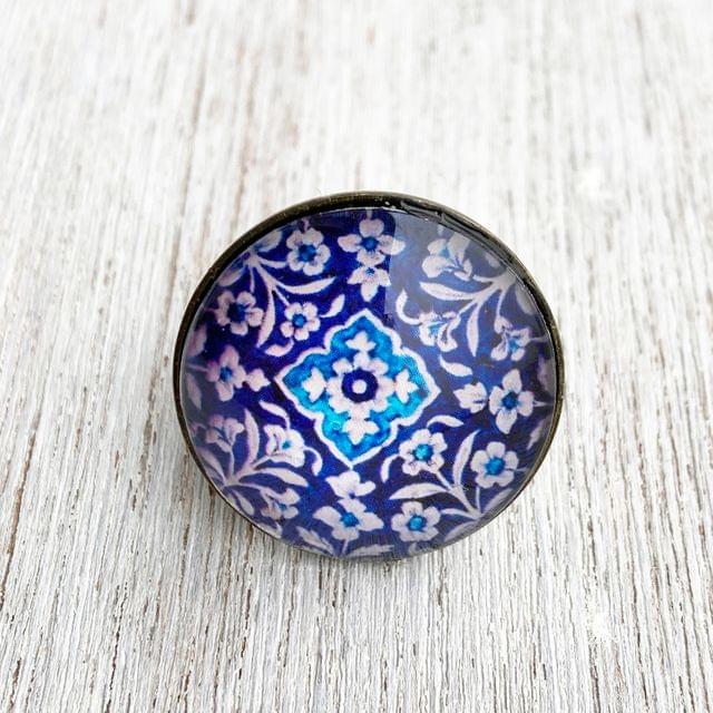 Ring - Blue Pottery