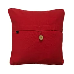 Cushion Cover - Madhubani Elephant Black Left