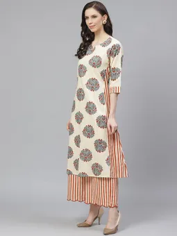 Floral Kurta With Palazzo One