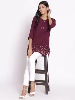 Embroidered Tunic Front
