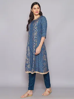 Floral Kurta With Trouser First Closer