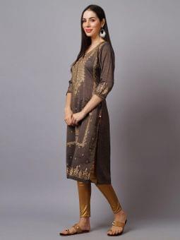 Ornamental Kurta First Closer