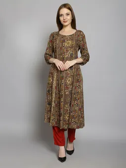 Ornamental Printed Kurta Front