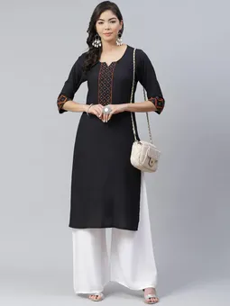 Plain Straight Kurta One