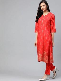 Ornamental Kurta With Pant One