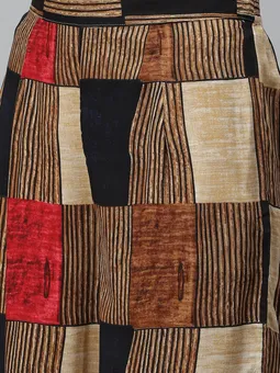 Printed Kurta With Palazzo Closer Two