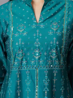 Ornamental Kurta With Trouser Second Closer