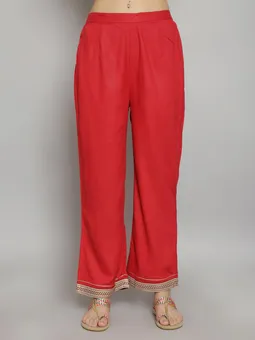 Solid Kurta With Pant Five