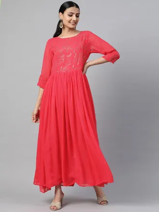Printed Ornamental Dress