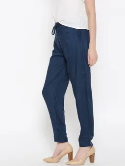 Liva Rayon Solid Trouser Side