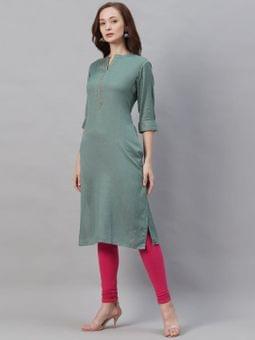 Dobby Texture Kurta Side Two