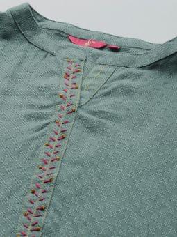 Dobby Texture Kurta Closer