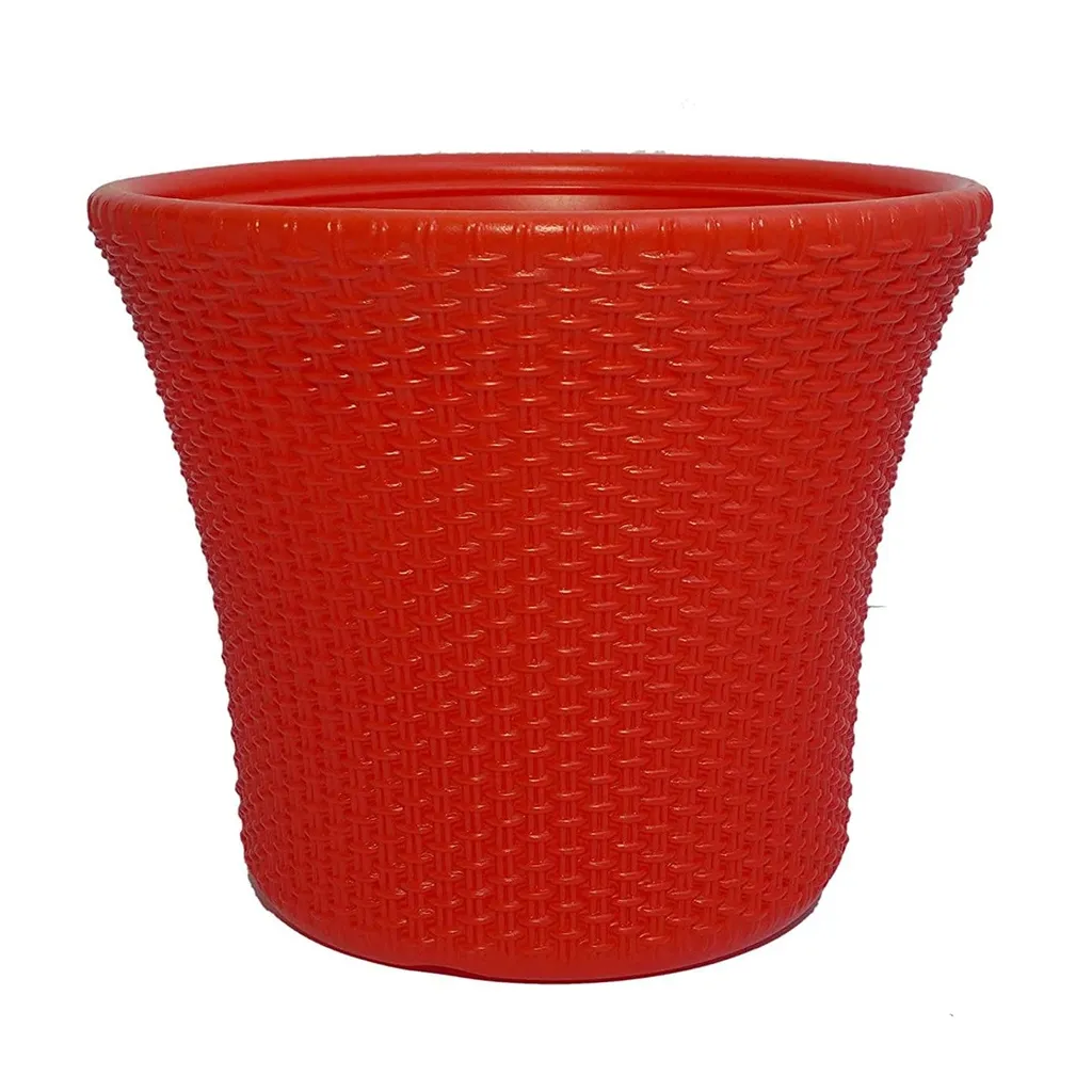 10 Inch Plastic Hilex Pot - Red