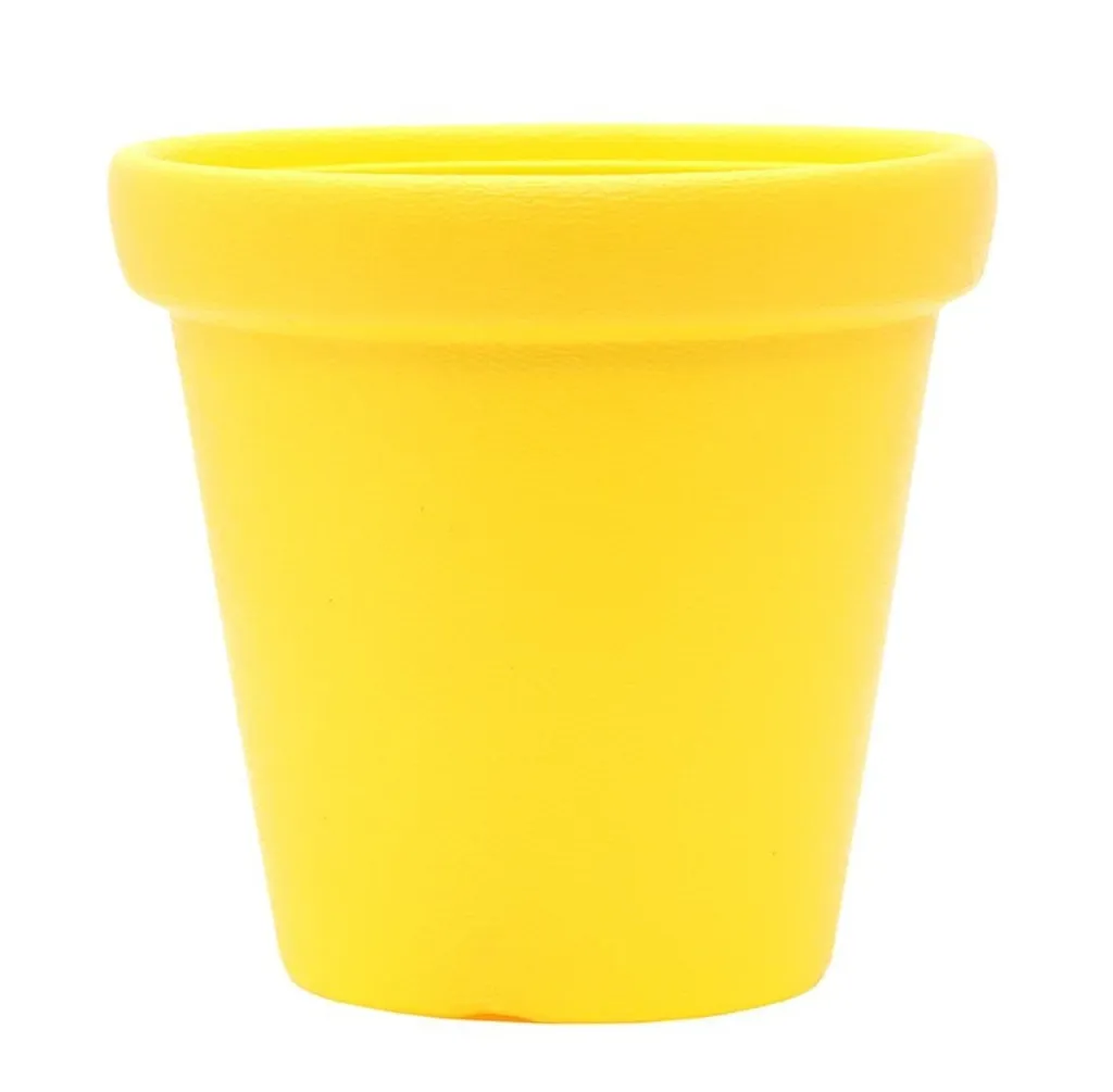 12 Inch Plastic Pogo Pot - Yellow