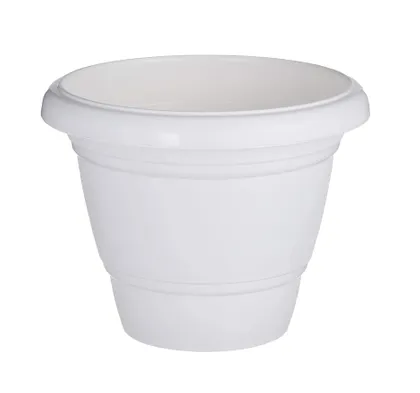 Buy 10 Inch JTC Plastic Planter - White Online | Urvann.com