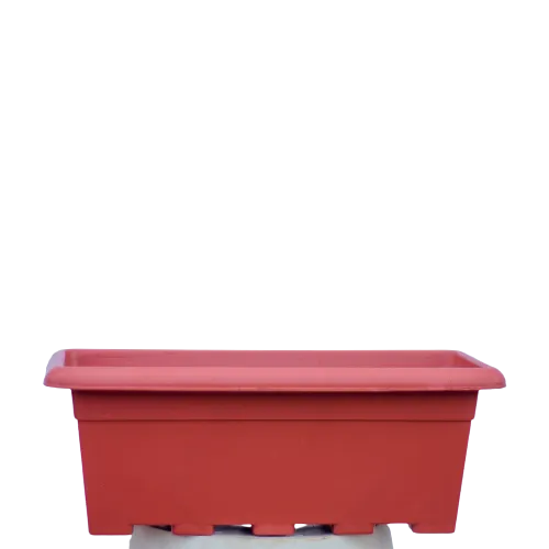 8X9.5X20 Inch Small Boat Planter - Red
