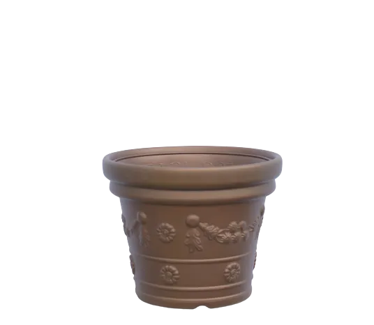 11.5X14 Inch Pearl Agro Plastic Pot - Brown - Unbreakable