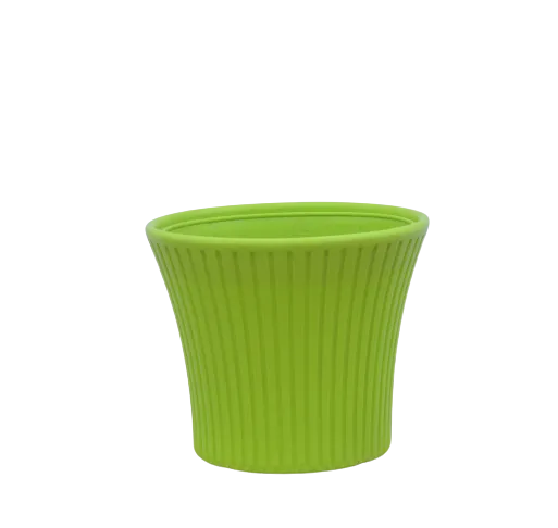 12X14 Inch Sunrise Agro Unbreakable - Light Yellow Plastic Pot