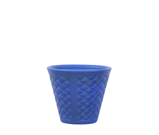12X10.5 Inch Modern - Dark Blue Unbreakable Plastic Pot