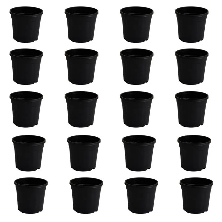 Set of 20 - 8 Inch Nursery Pots