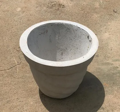 Buy 10 inch - Spiral Design Cement Bowl Online | Urvann.com