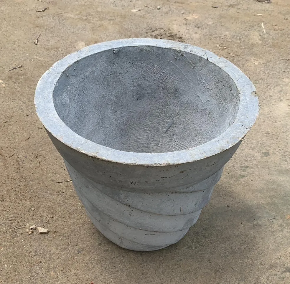 12 inch - Spiral Design Cement Bowl