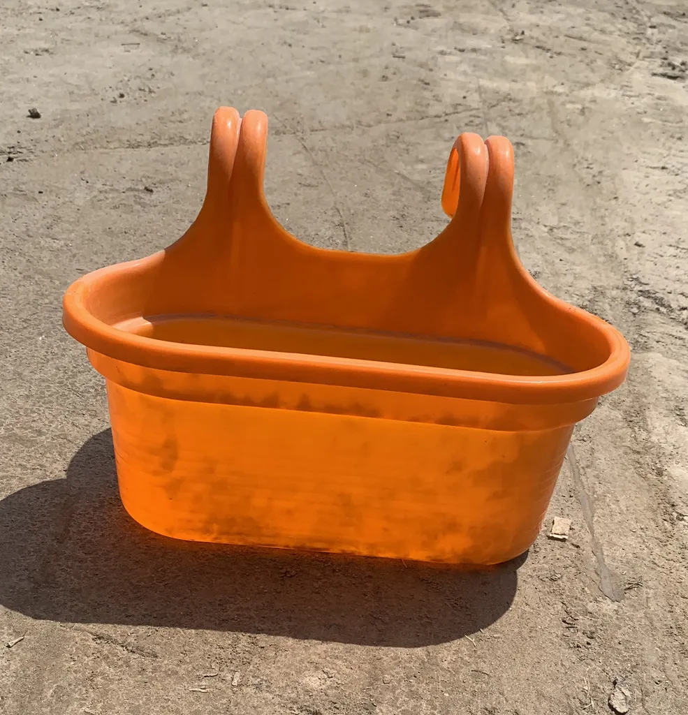 Set of 12 - Double Hook Plastic Planter (Any colour)