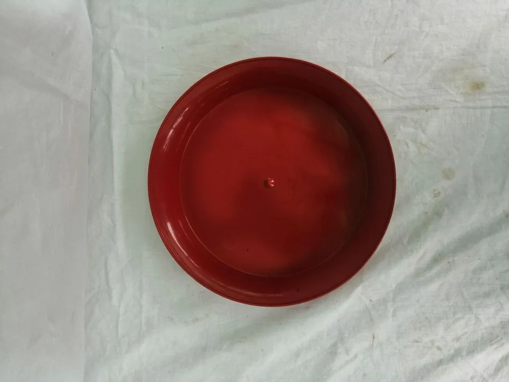 8 Inch Red Plastic Plates