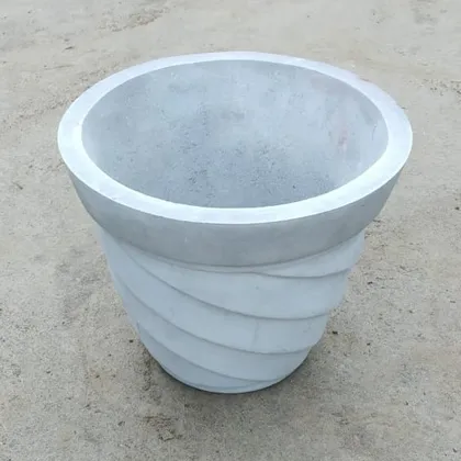 Buy 10 Inch Designer Cement Pot Online | Urvann.com