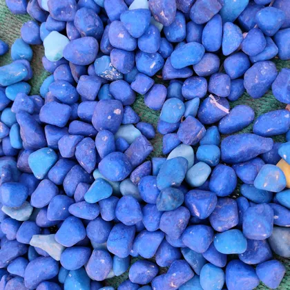 Buy Blue Decorative stone -500 gm Online | Urvann.com