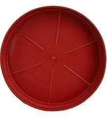 Buy 8 inch Red Plastic Tray Online | Urvann.com