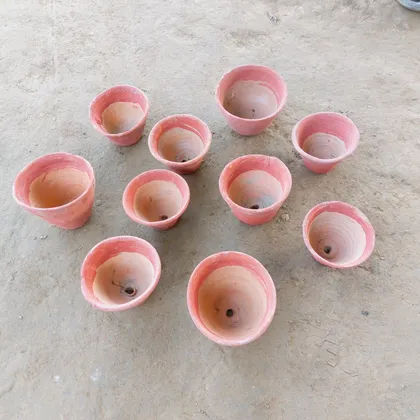 Set of 10 - 4 Inch Kolkata Clay Pot