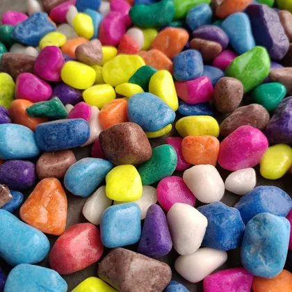 Buy Decorative Multicoloured Stone Pebbles - 500 g Online | Urvann.com