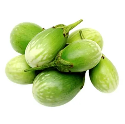 Buy Brinjal Green Round Seeds - Excellent Germination Online | Urvann.com