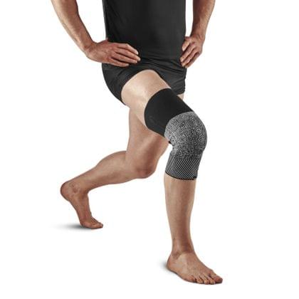 CEP MAX SUPPORT, KNEE SLEEVE, BLACK/WHITE, UNISEX, L